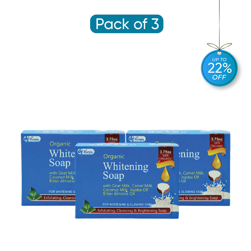 Organic Whitening Soap 3 Packs