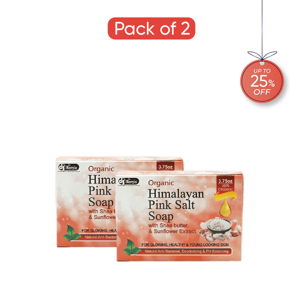 Organic Himalayan Pink Salt Soap - 2 Pack