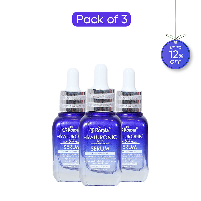 Hyaluronic Acid Hydrating Serum 3 Packs