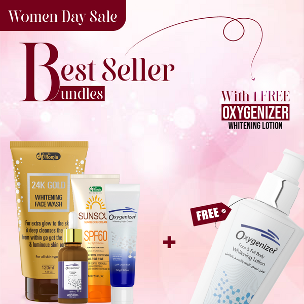 Special whitening bundle – Whitening Cream & Brightening Products