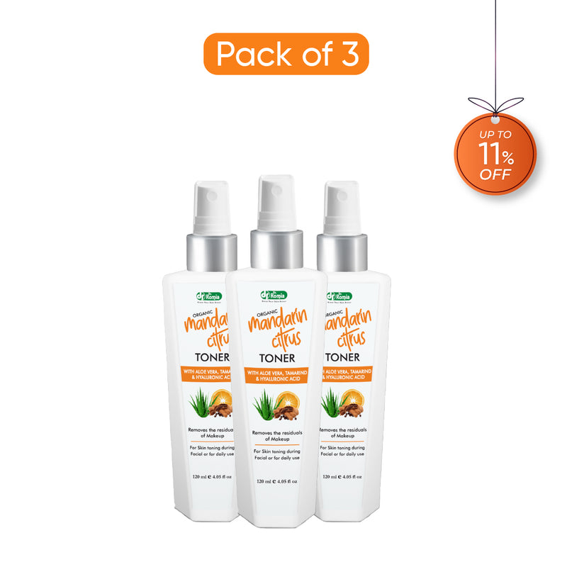 Organic Mandarin Citrus Toner 3 Packs