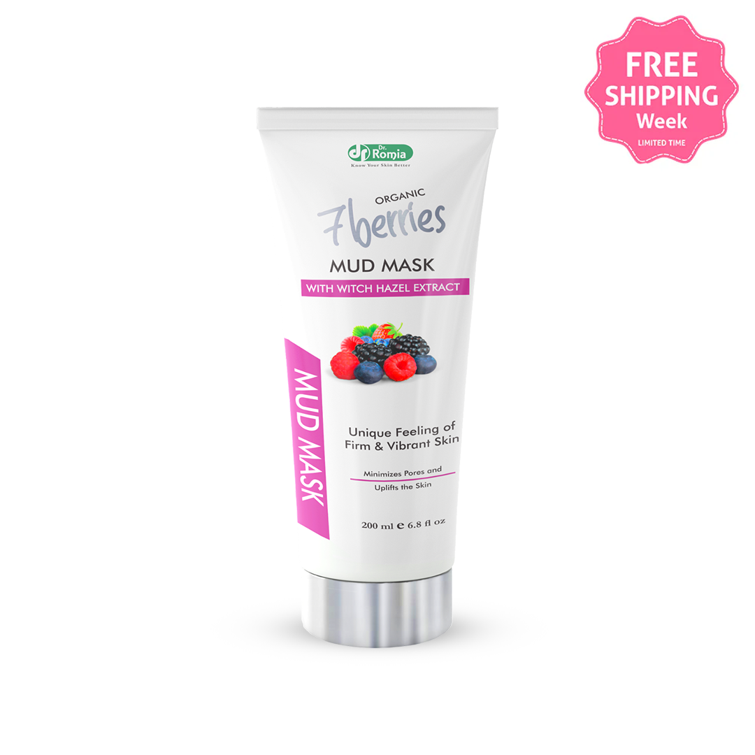 Face Mask For Skin Whitening – Organic 7 Berries Mud Mask