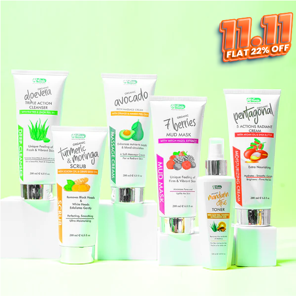 organic whitening facial kit