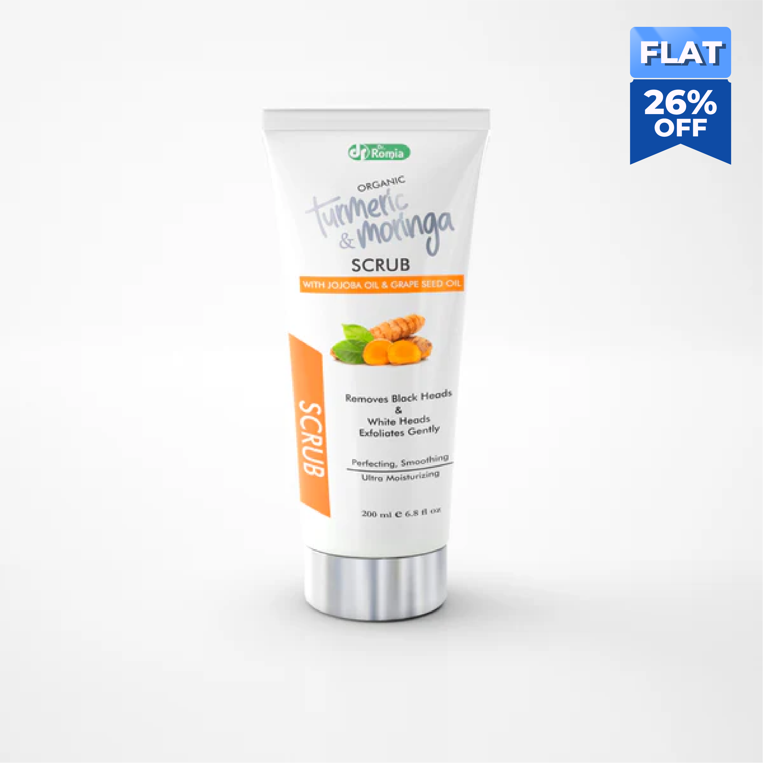 The Best Exfoliator For Face – Organic Turmeric & Moringa Scrub