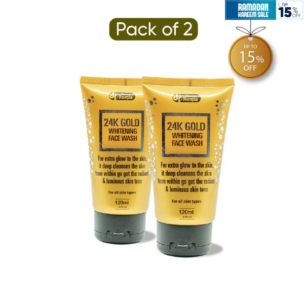 24K Gold Face Wash - 2 Pack