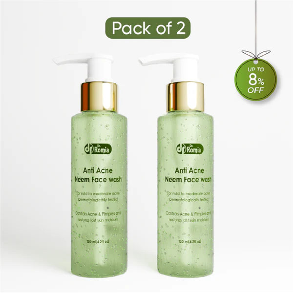 Anti Acne Neem Face Wash - 2 Pack