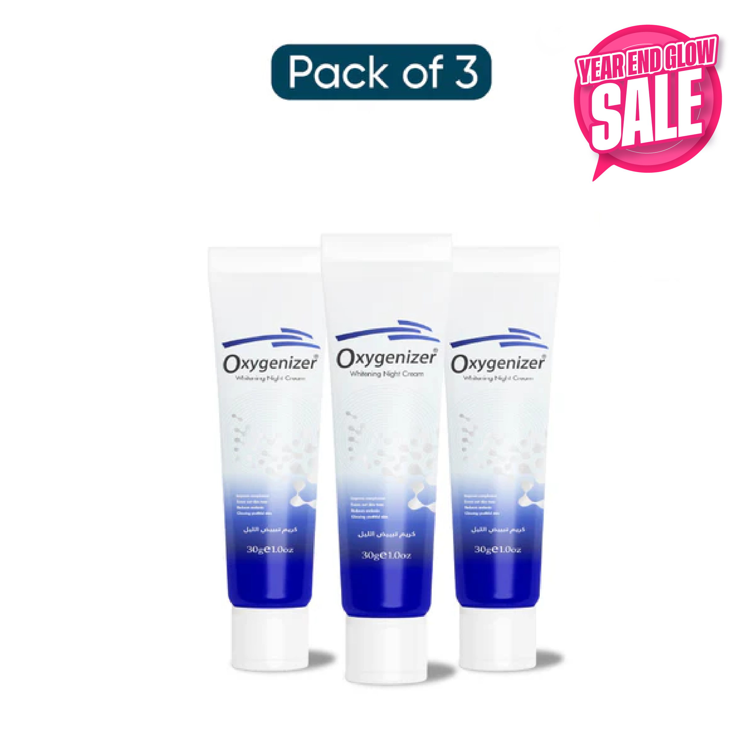 Oxygenizer Whitening Night Cream - Triple Pack