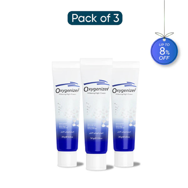 Oxygenizer Whitening Night Cream - Triple Pack