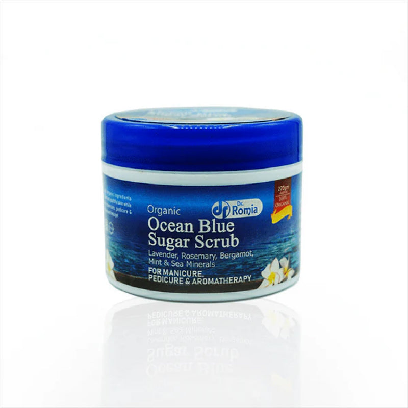 Manicure & Pedicure At Home – Organic Ocean Blue Sugar Scrub