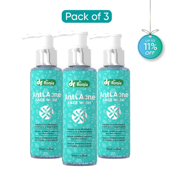 Anti Acne Face Wash 3 Packs