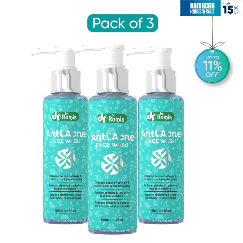 Anti Acne Face Wash 3 Packs