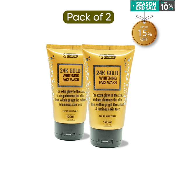 24K Gold Face Wash - 2 Pack