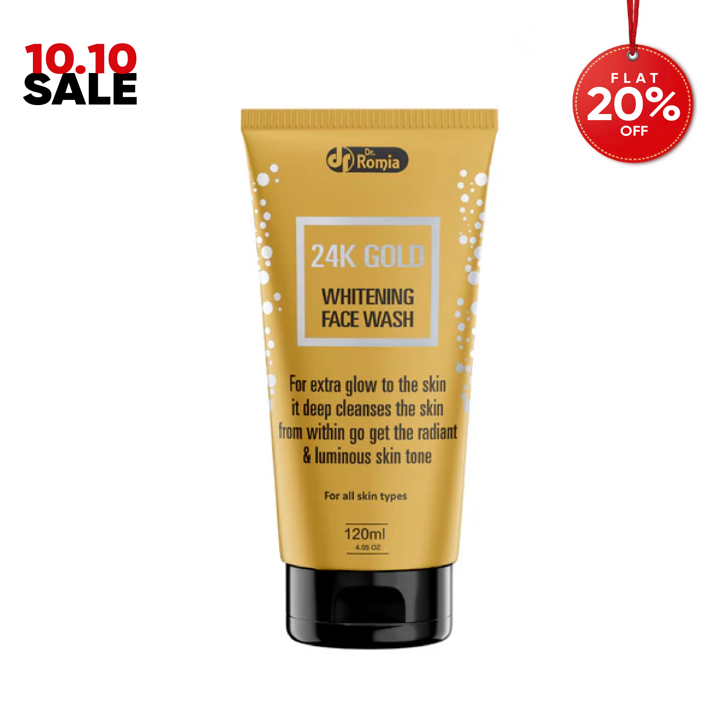 24K GOLD – BEST WHITENING FACE WASH