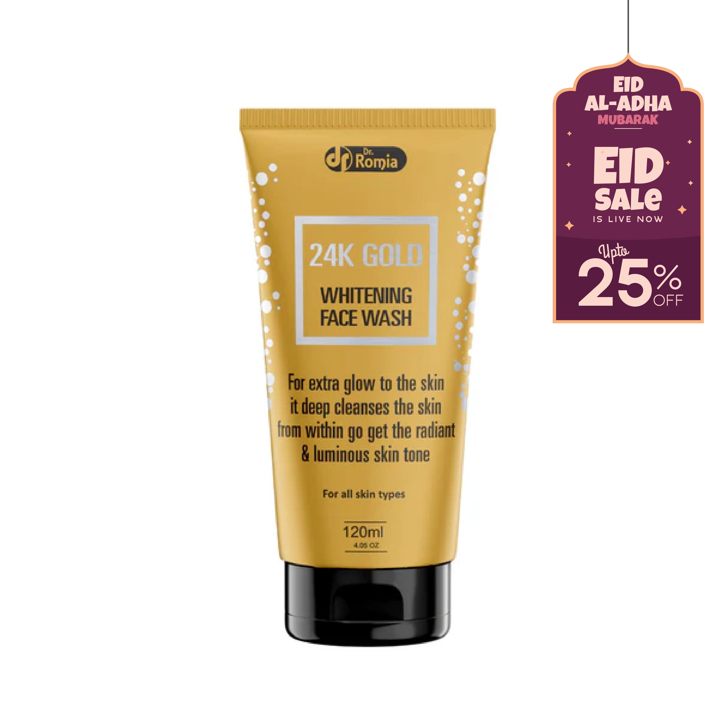 24K GOLD – BEST WHITENING FACE WASH