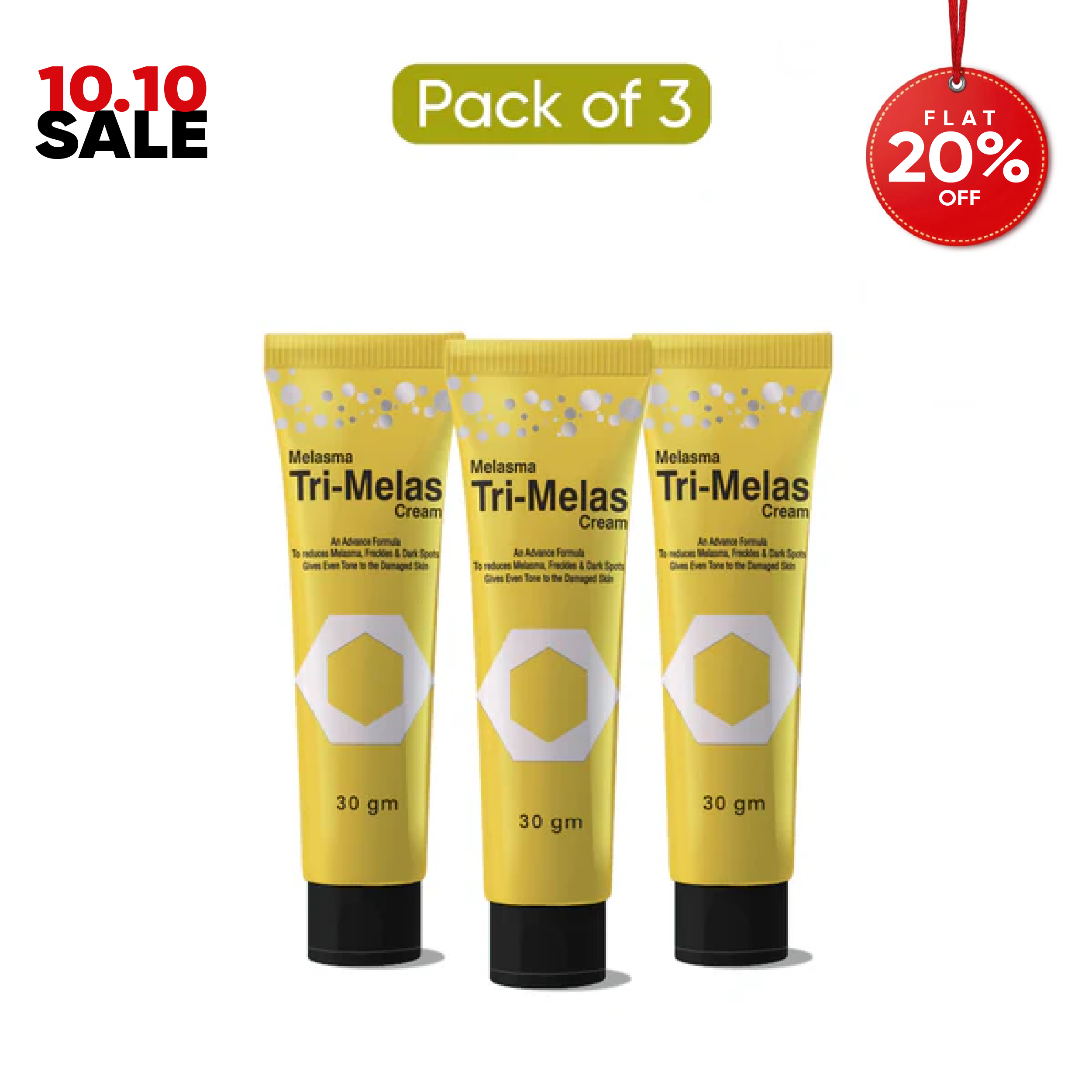 Tri Melas Cream 3 Pack