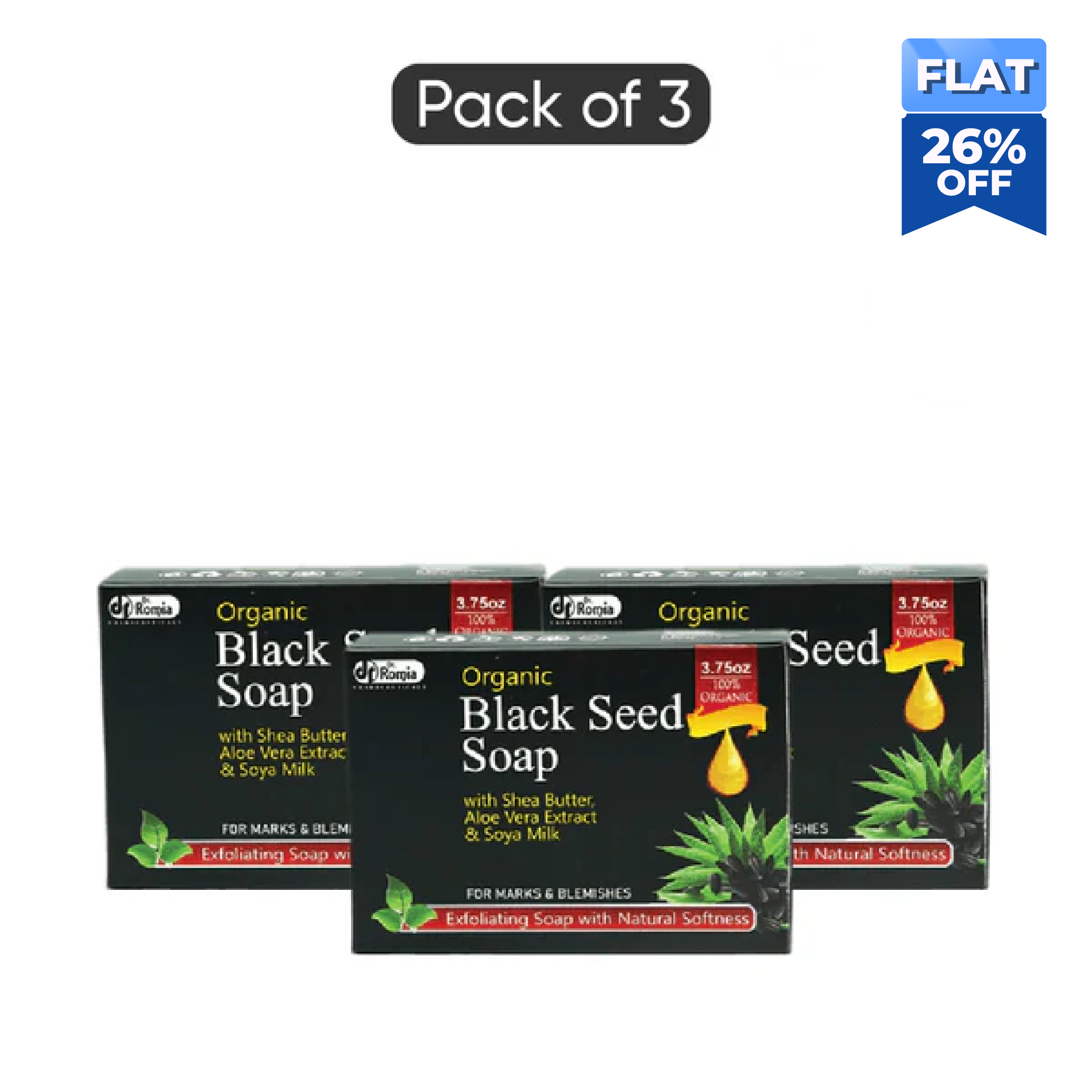 Organic Black Seed Soap 3 Packs
