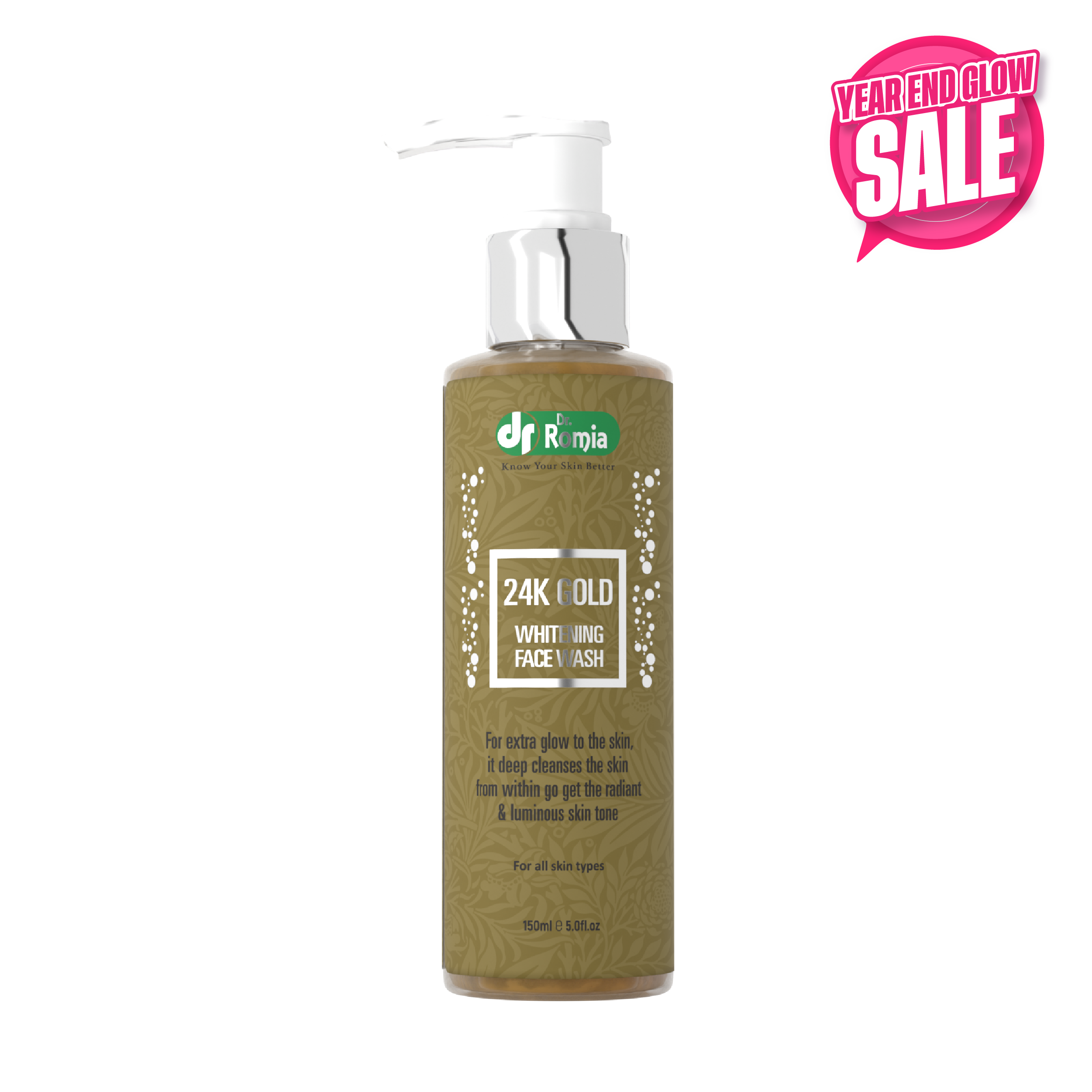 24K Gold Skin Lightening Face Wash