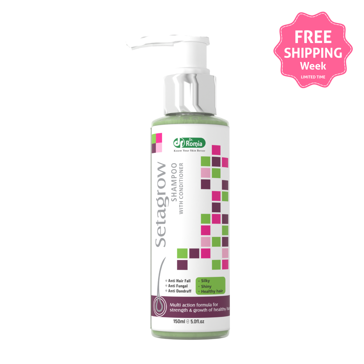 Solution For Hair Fall – Setagrow Shampoo