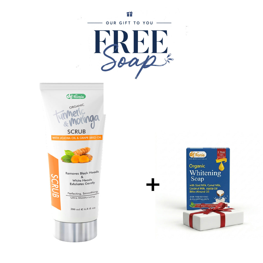 The Best Exfoliator For Face – Organic Turmeric & Moringa Scrub