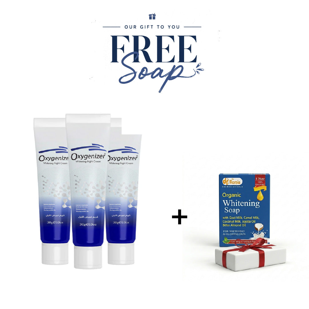 Oxygenizer Whitening Night Cream - Triple Pack