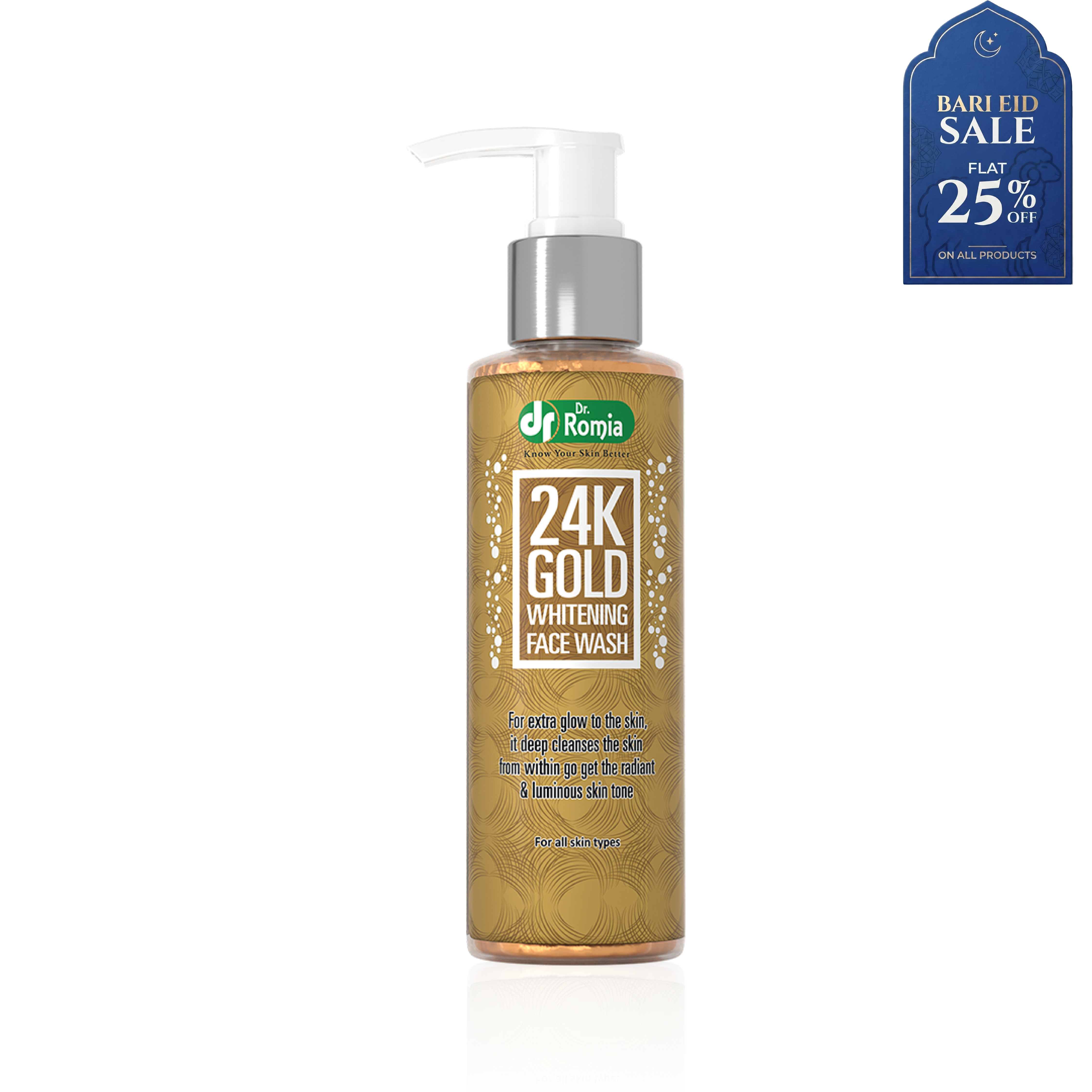 24K Gold Skin Lightening Face Wash