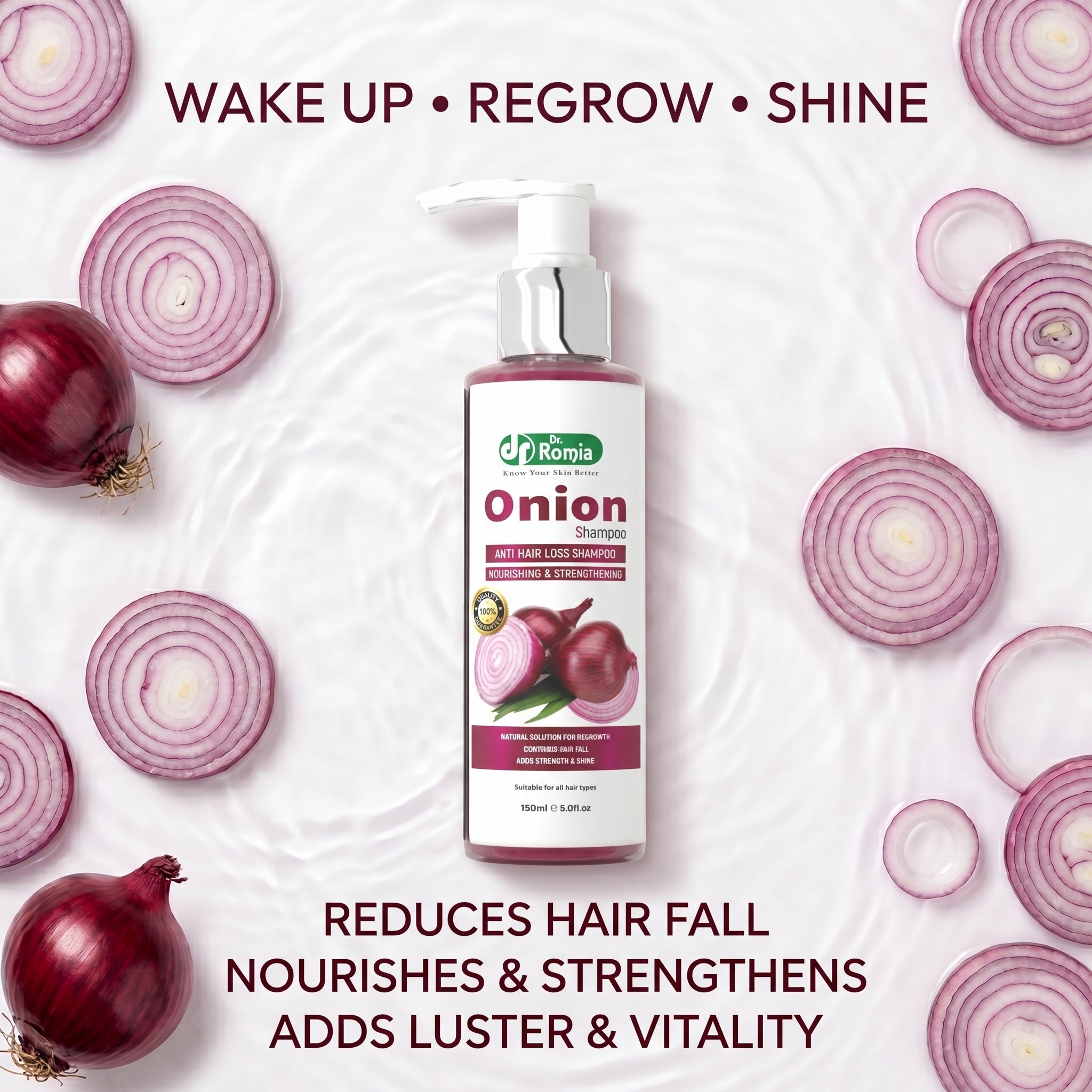 Onion Shampoo - Anti Hair Loss Shampoo