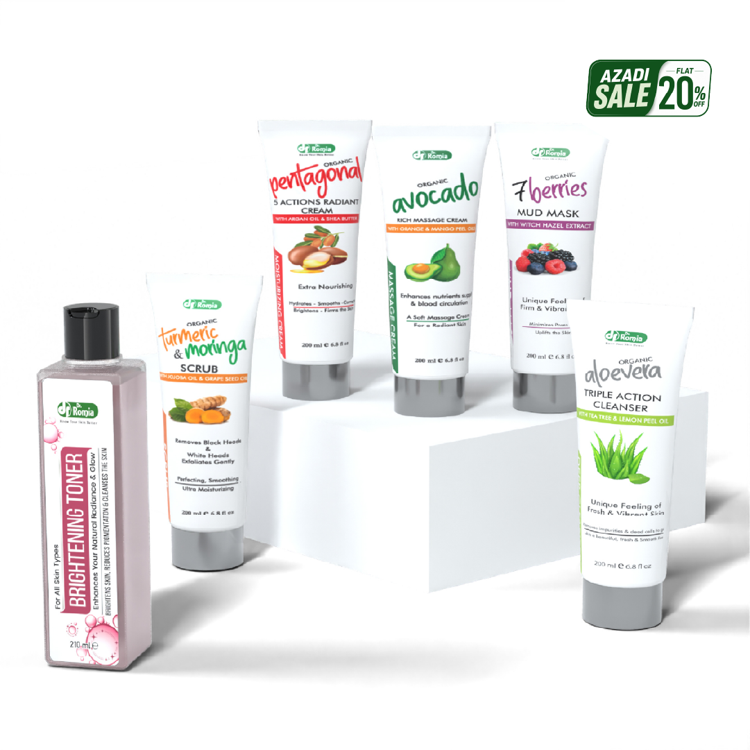 organic whitening facial kit