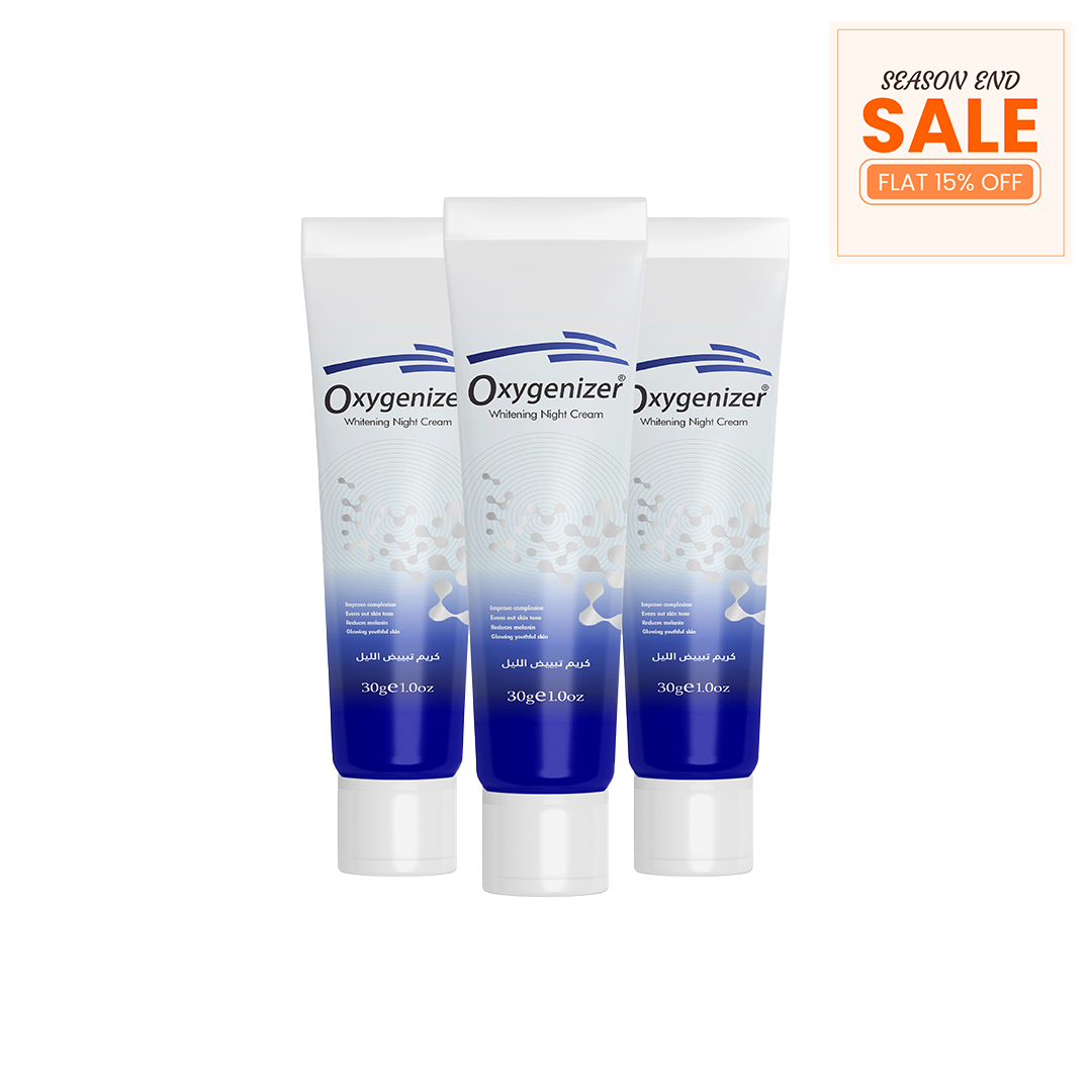 Oxygenizer Whitening Night Cream - Triple Pack