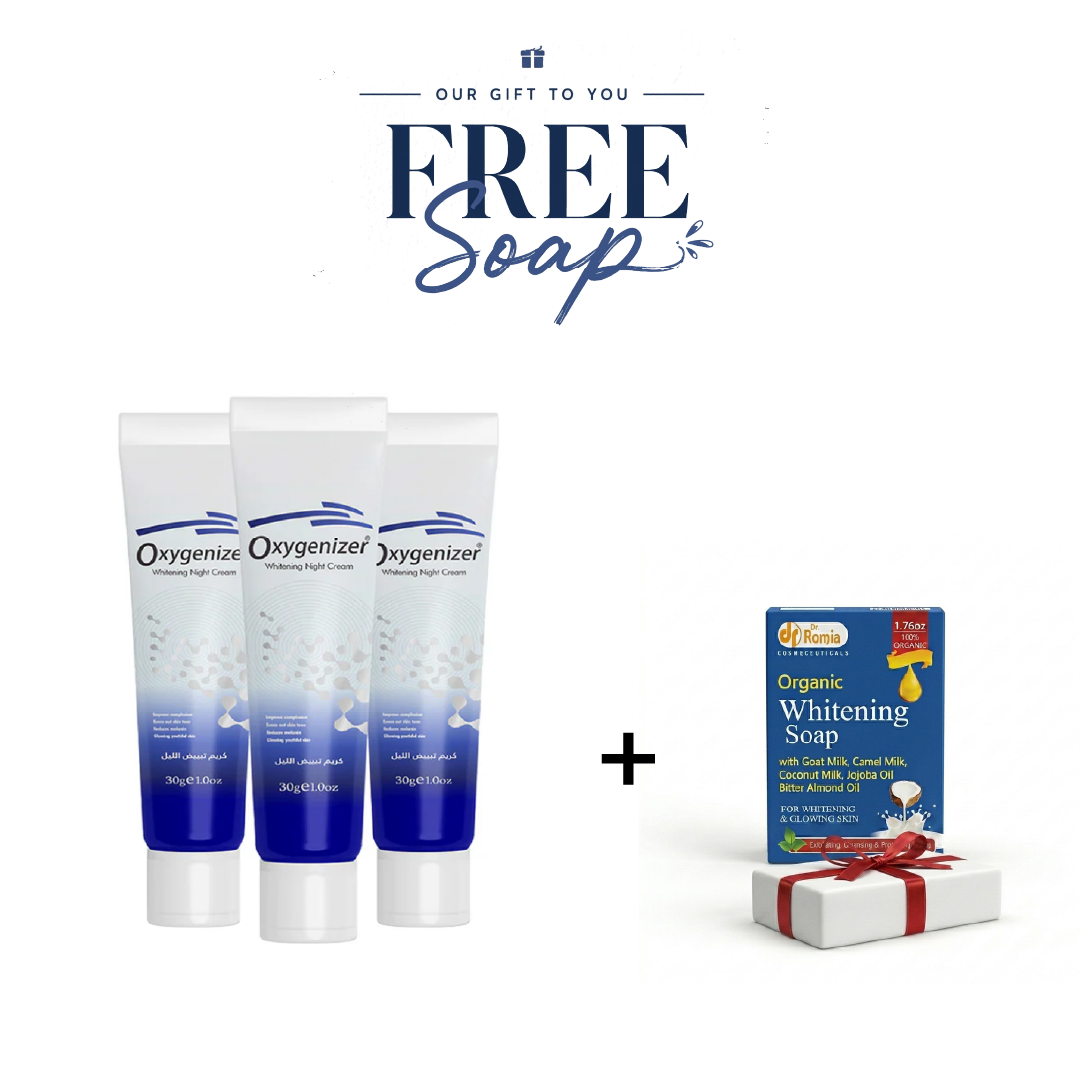 Oxygenizer Whitening Night Cream - Triple Pack