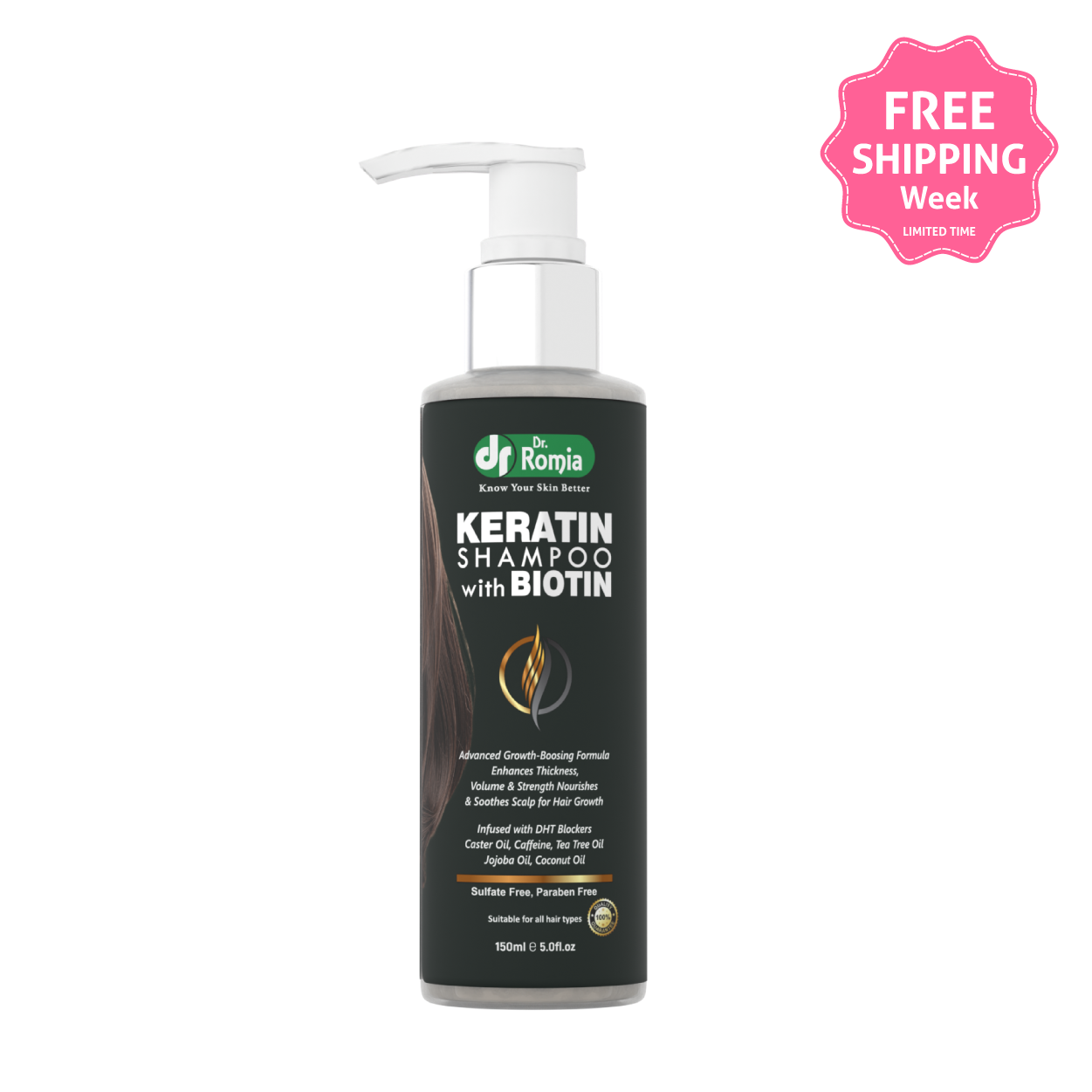 Keratin Shampoo with Biotin