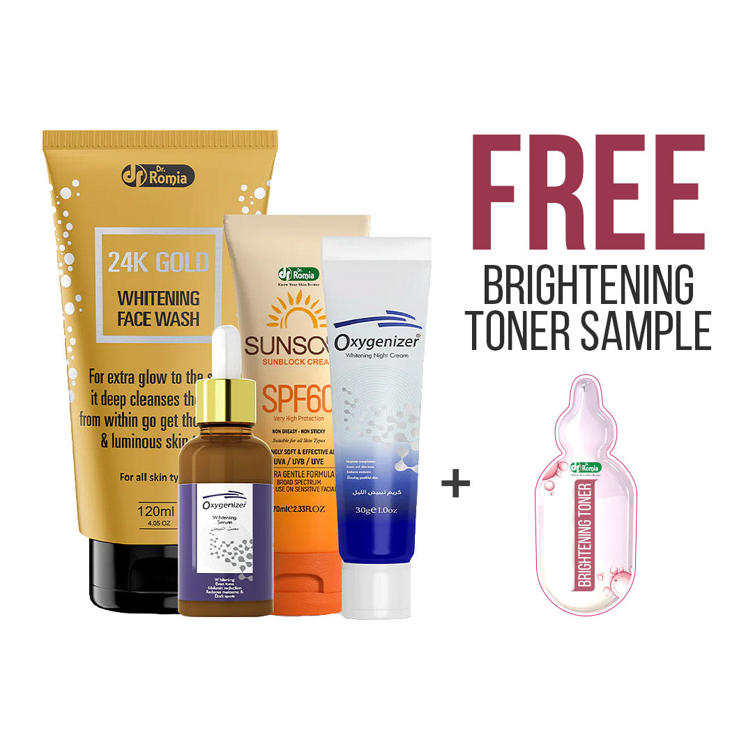 Special whitening bundle – Whitening Cream & Brightening Products