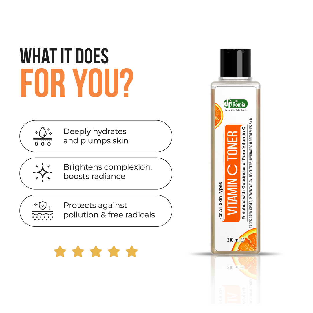 Brightening Vitamin C Toner for Glowing Skin
