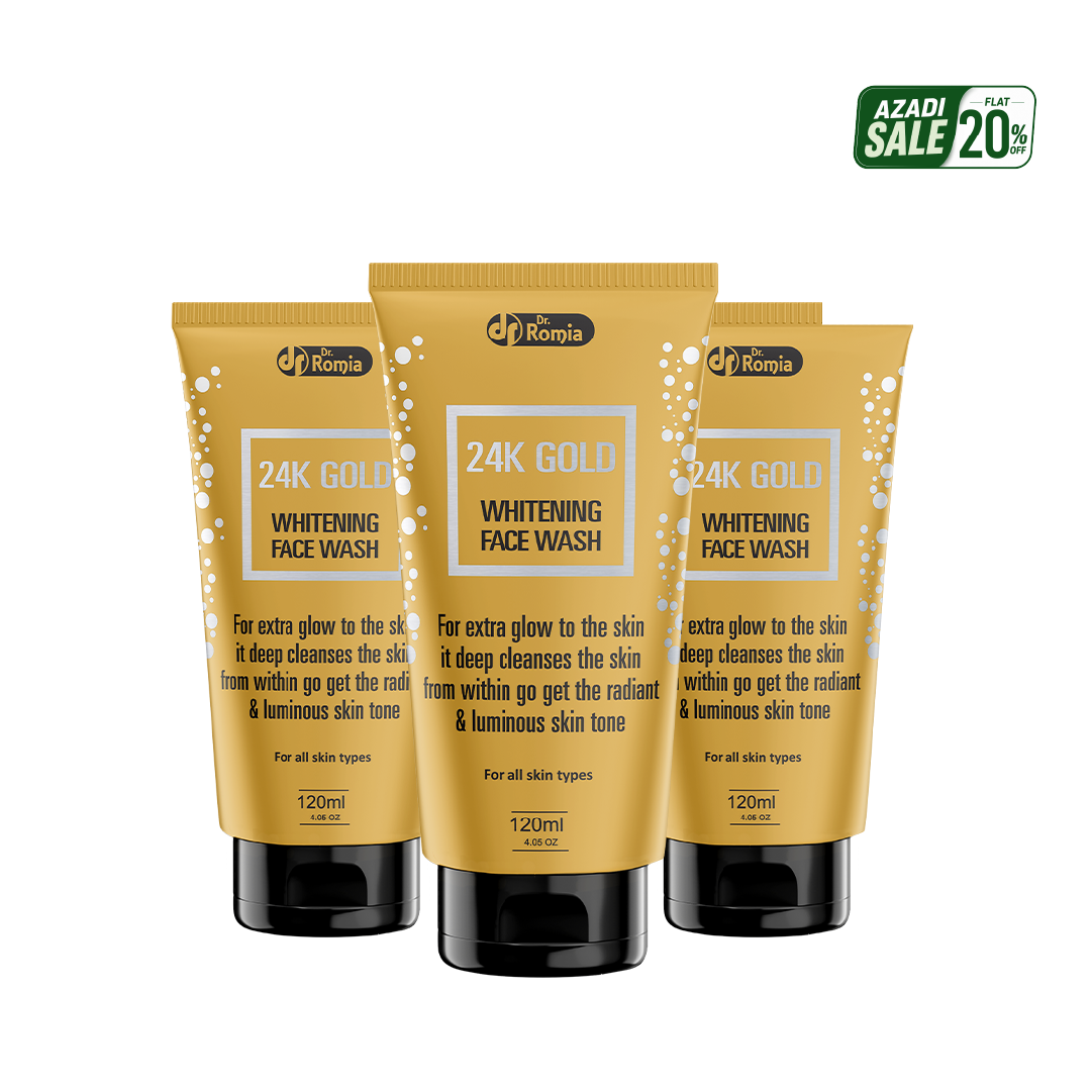 24K Gold Face Wash 3 Packs
