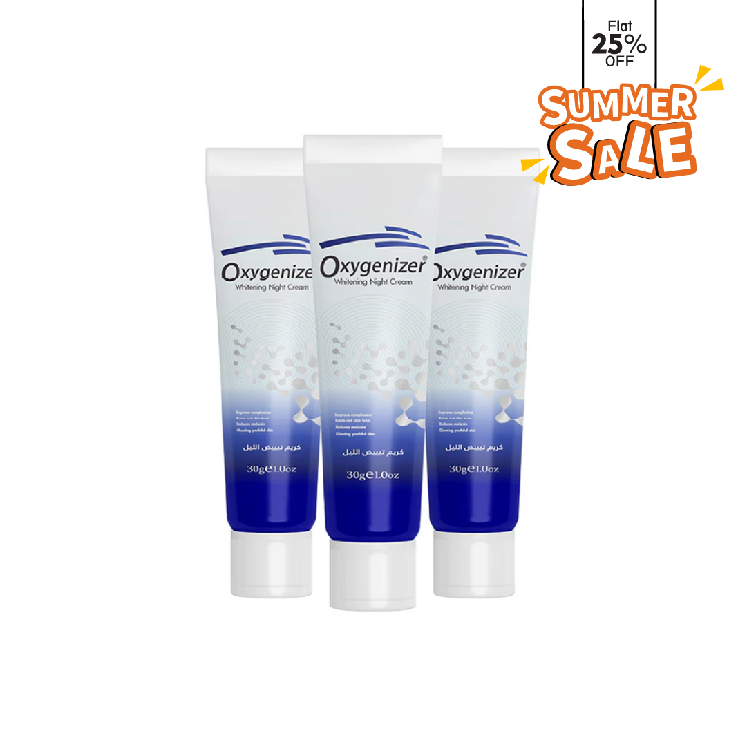 Oxygenizer Whitening Night Cream - Triple Pack