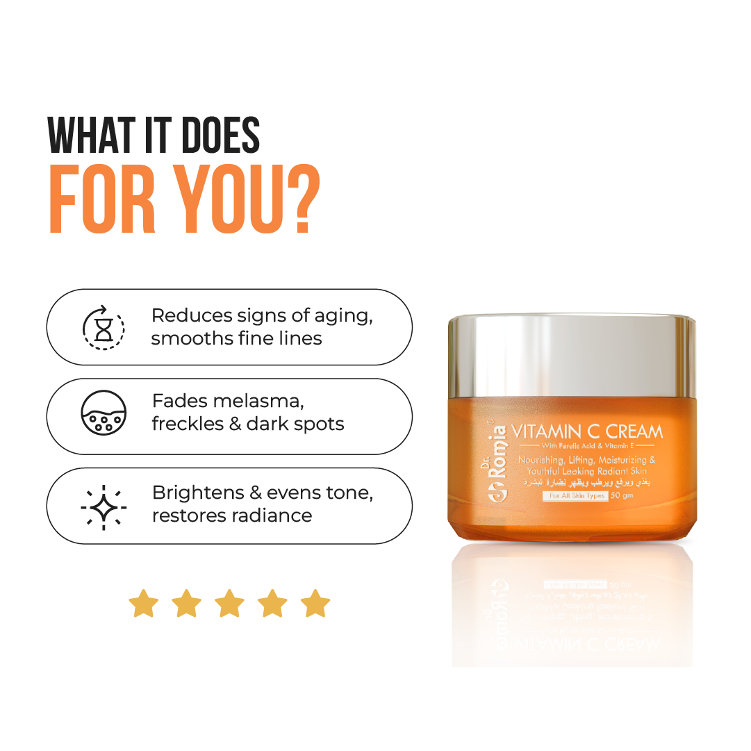 VITAMIN C CREAM With FERULIC ACID & VITAMIN E