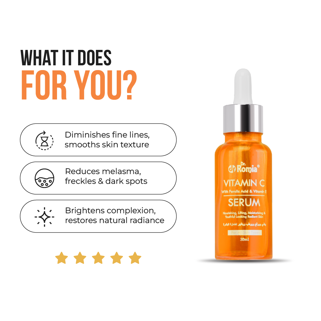 Vitamin C Serum (With Ferulic Acid & Vitamin E)