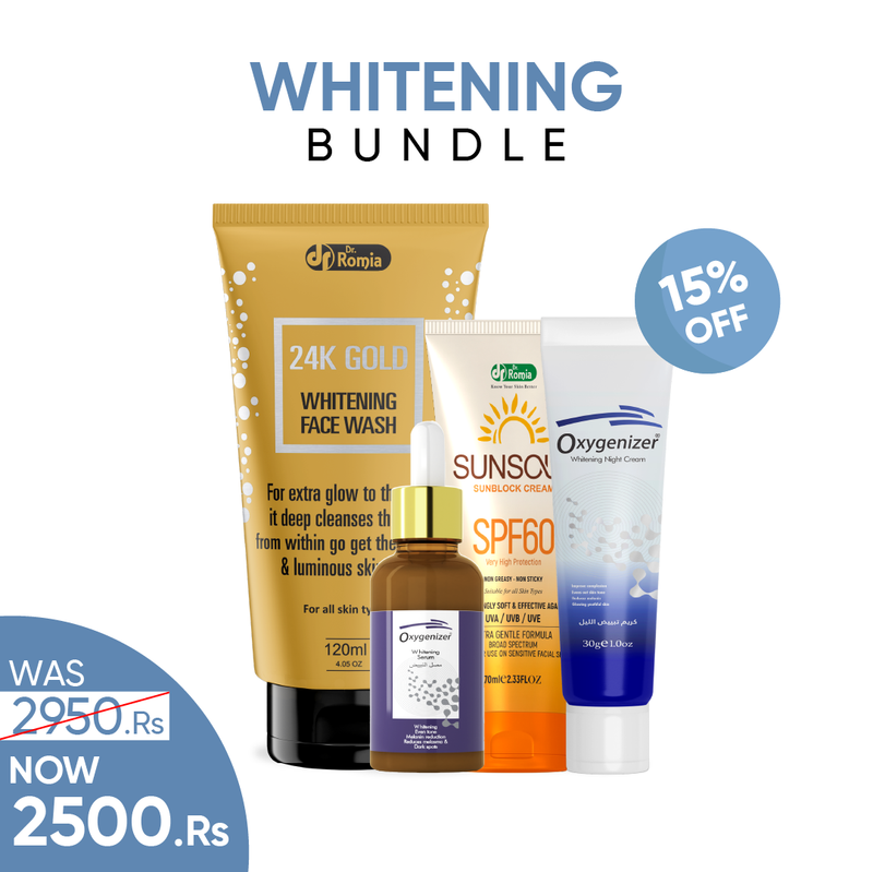 Special whitening bundle – Whitening Cream & Brightening Products