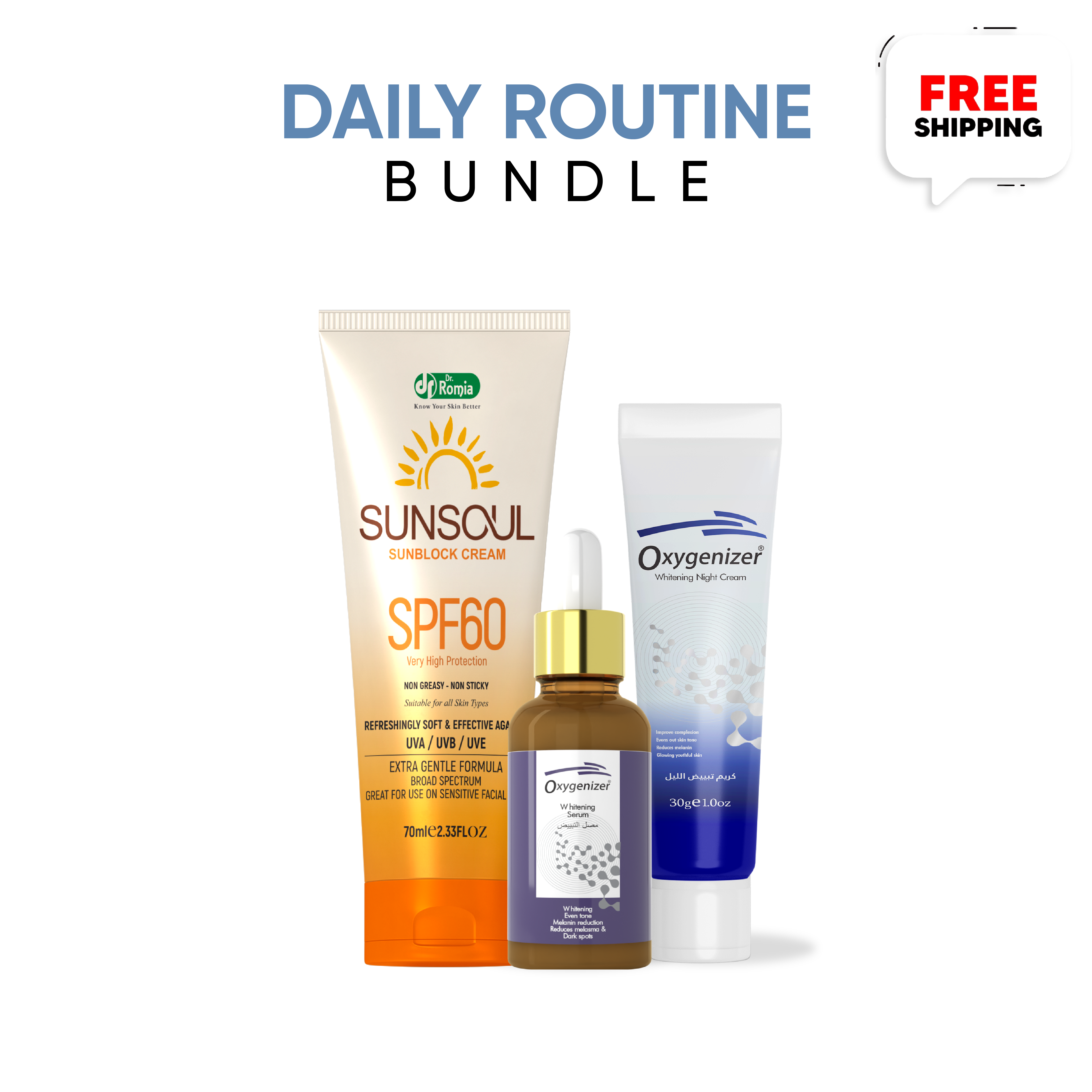 Daily Routine Whitening Bundle