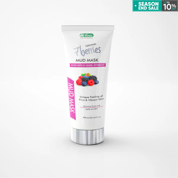 Face Mask For Skin Whitening – Organic 7 Berries Mud Mask