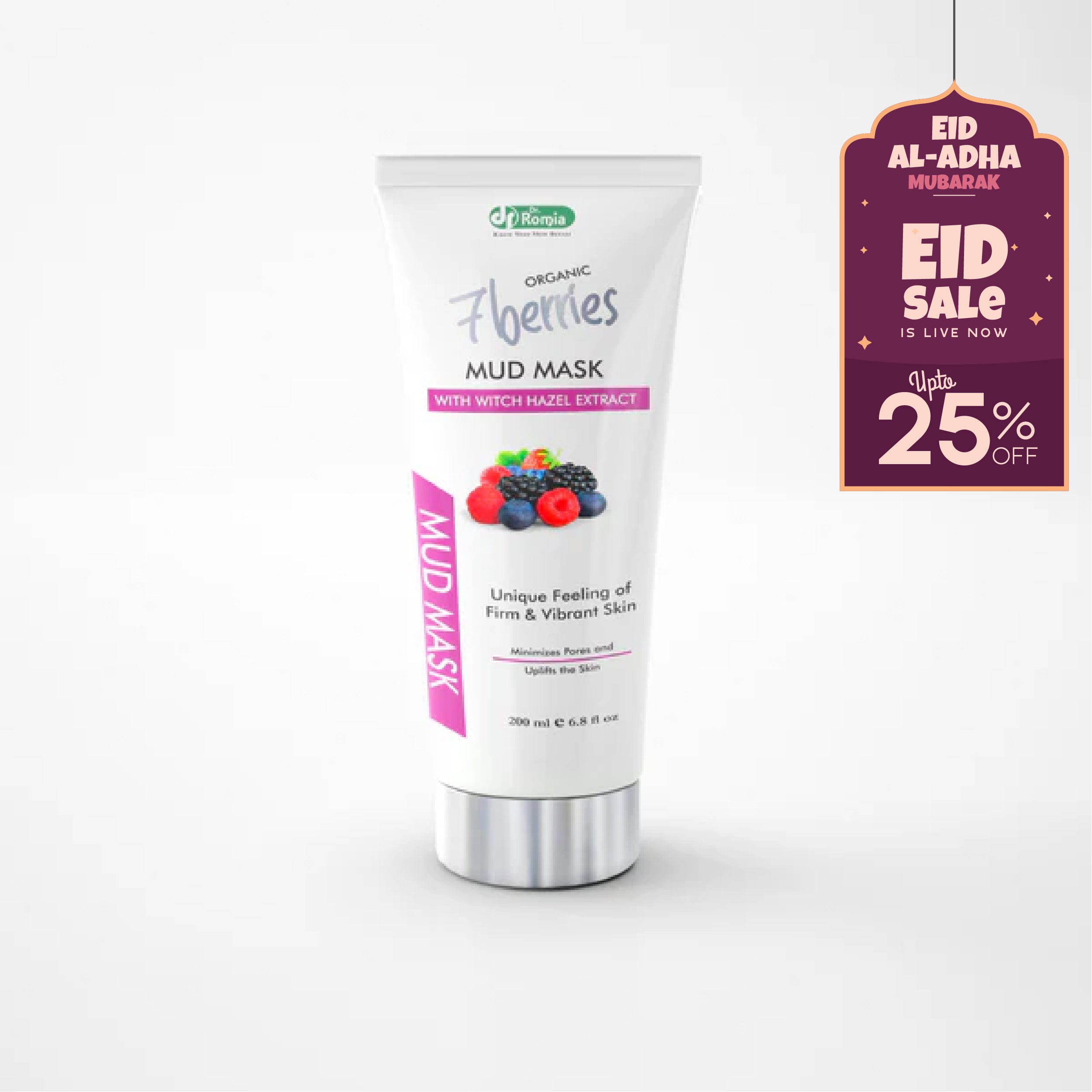 Face Mask For Skin Whitening – Organic 7 Berries Mud Mask
