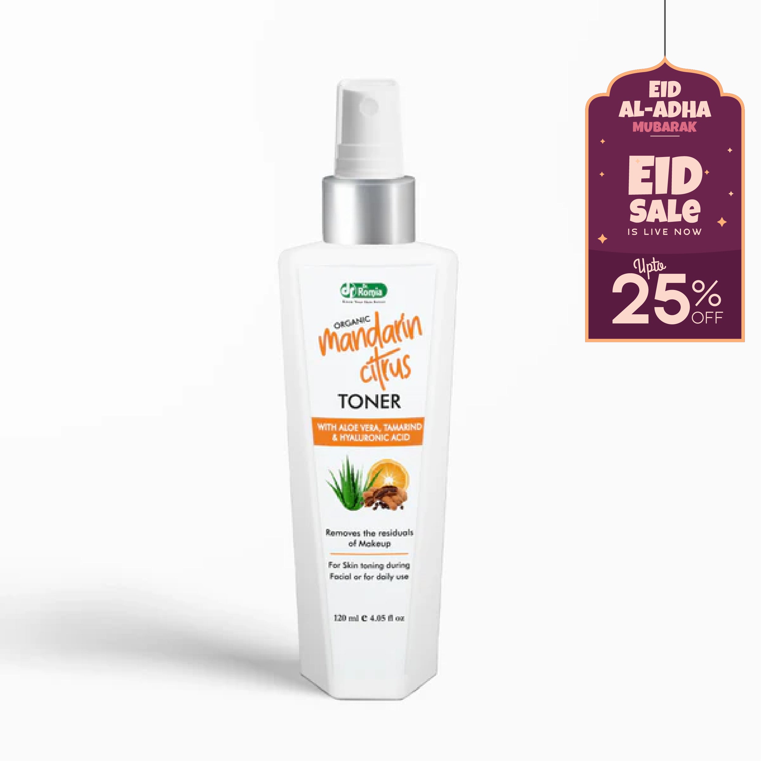 Treatment For Open Pores – Organic Mandarin Citrus Toner