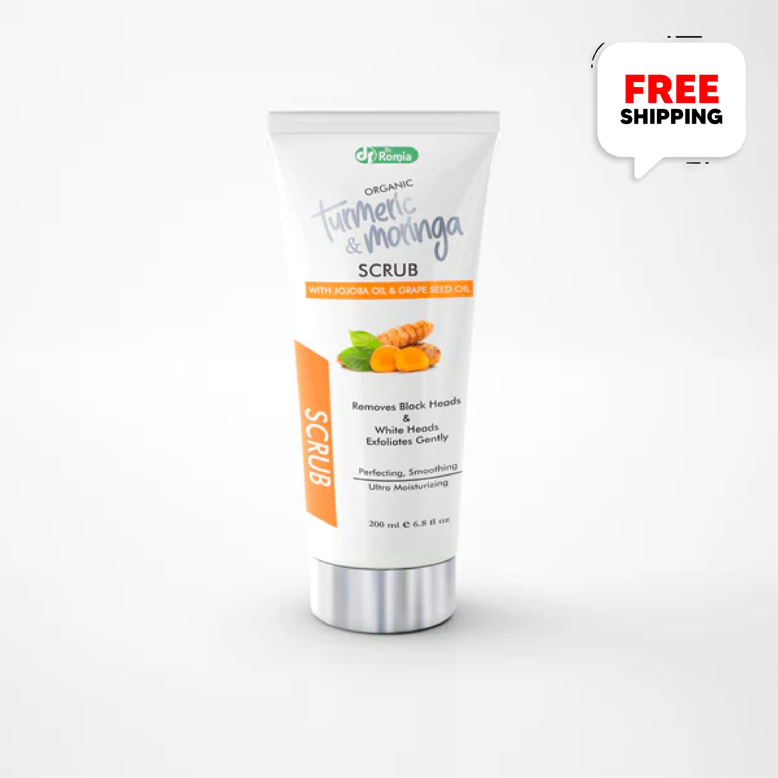 The Best Exfoliator For Face – Organic Turmeric & Moringa Scrub