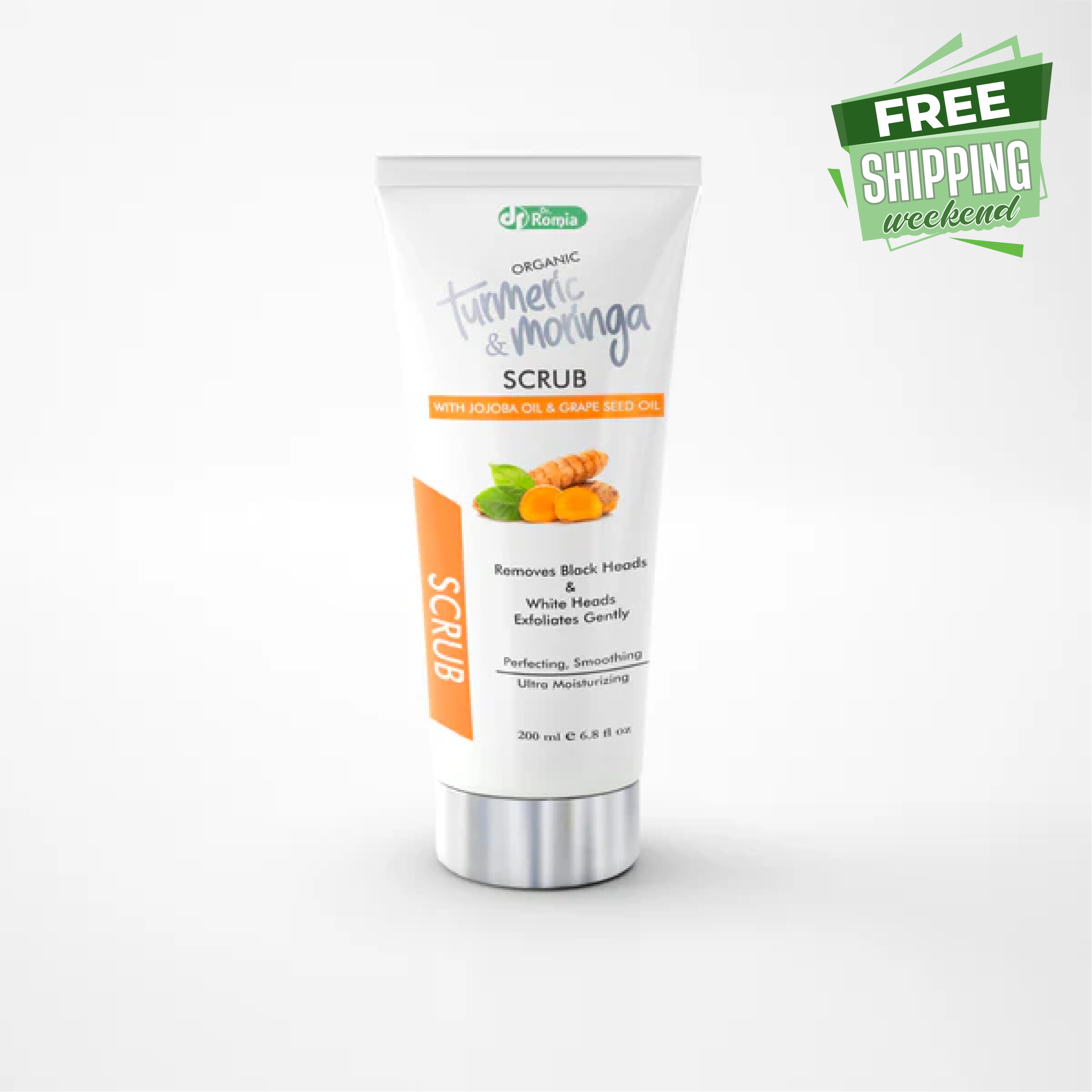 The Best Exfoliator For Face – Organic Turmeric & Moringa Scrub