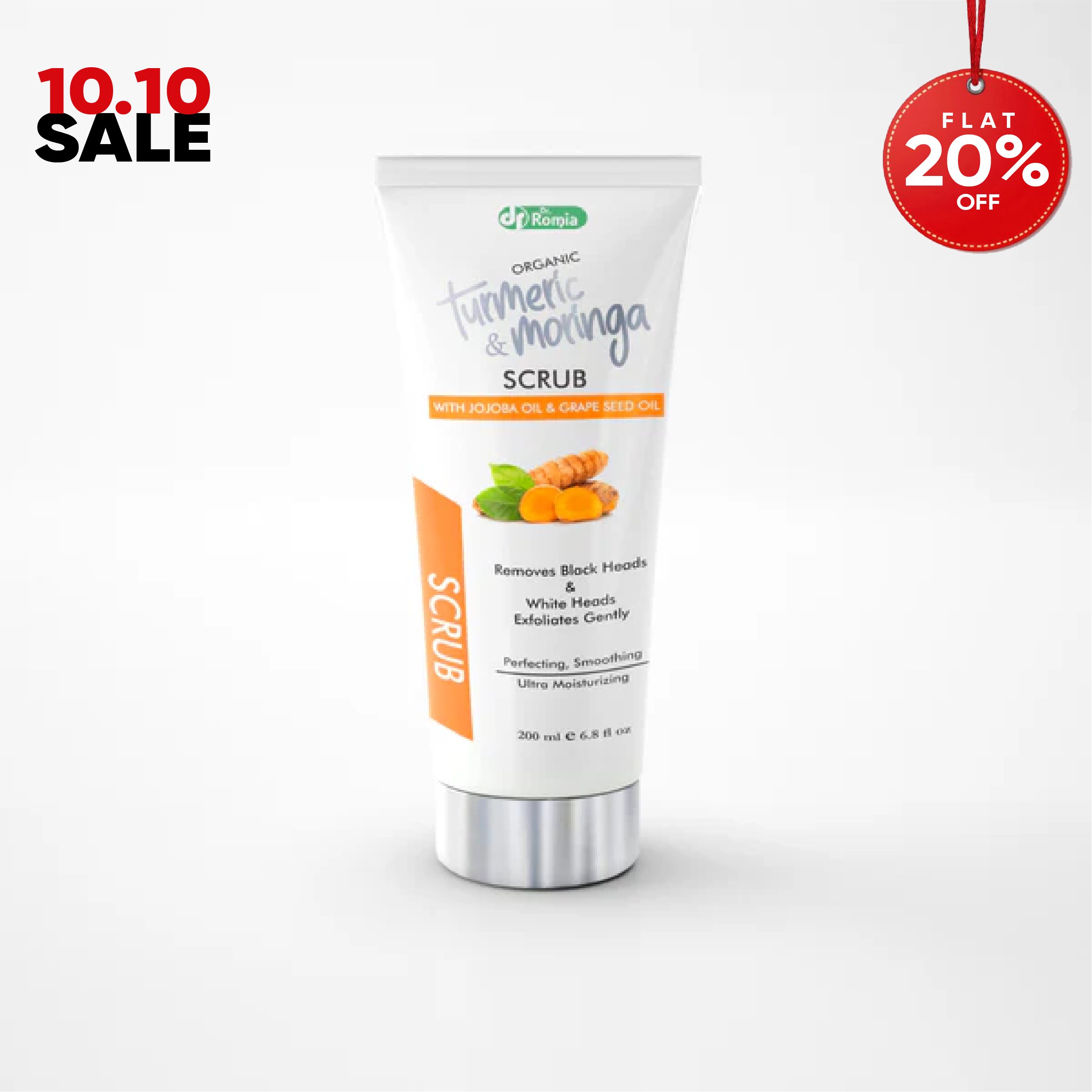 The Best Exfoliator For Face – Organic Turmeric & Moringa Scrub