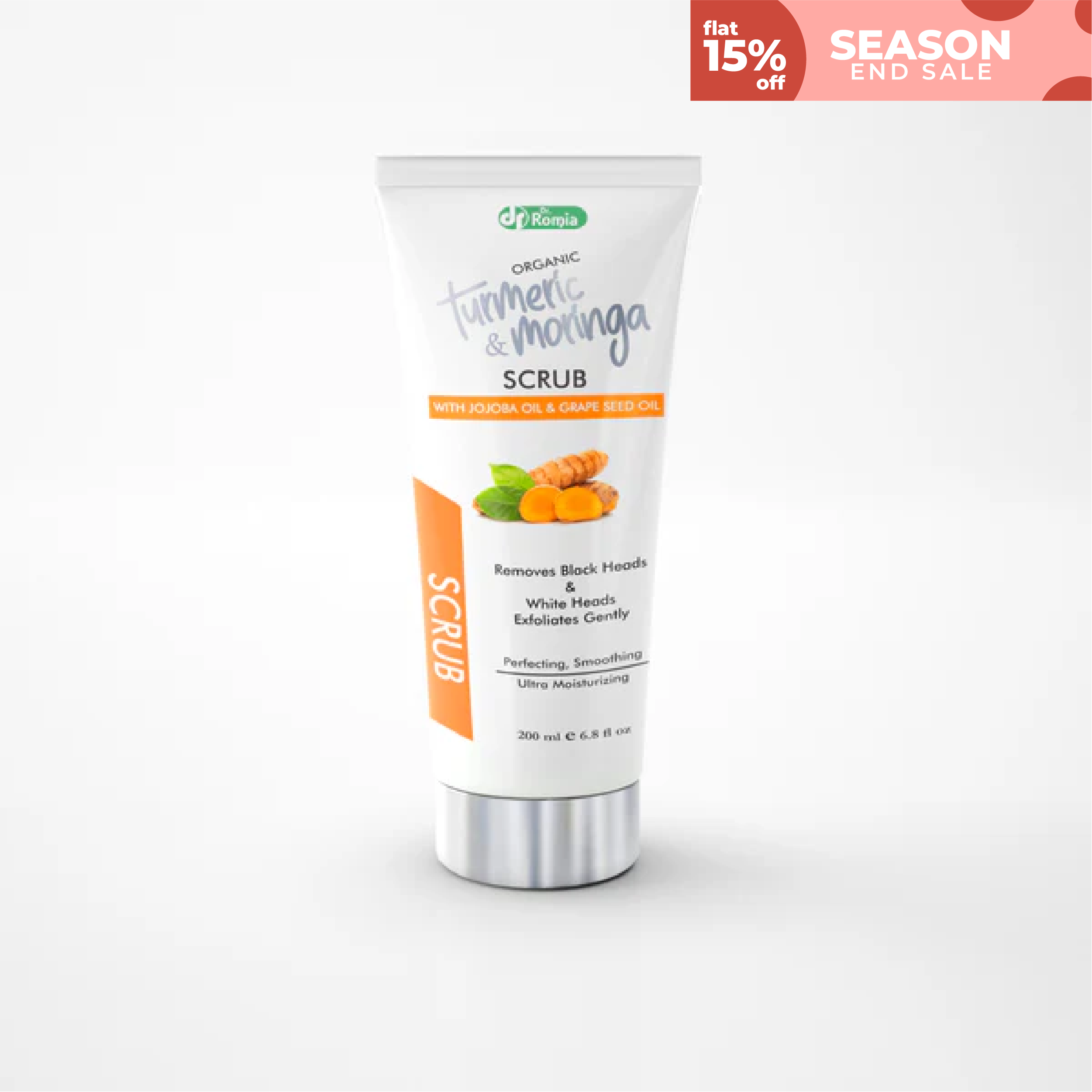 The Best Exfoliator For Face – Organic Turmeric & Moringa Scrub