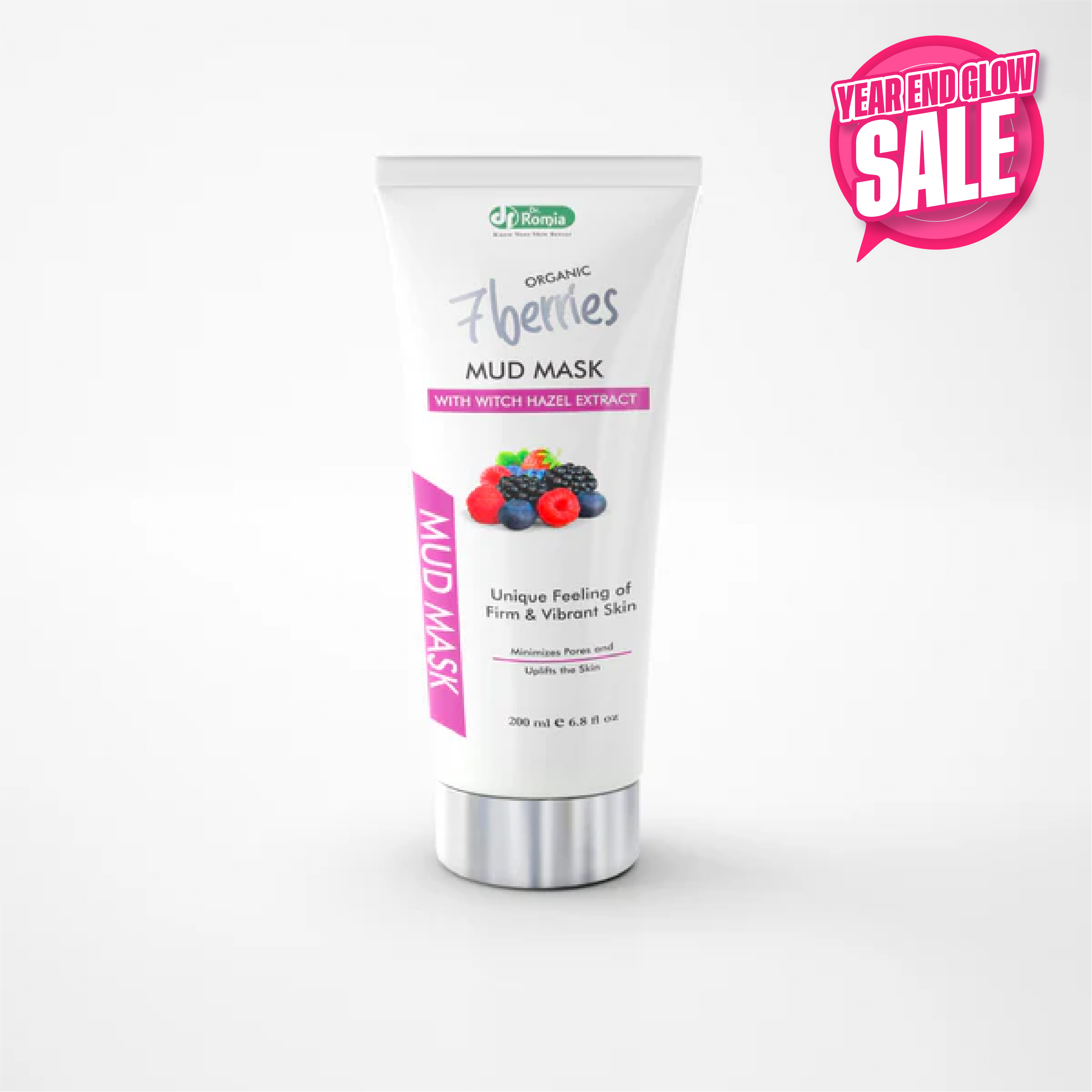 Face Mask For Skin Whitening – Organic 7 Berries Mud Mask