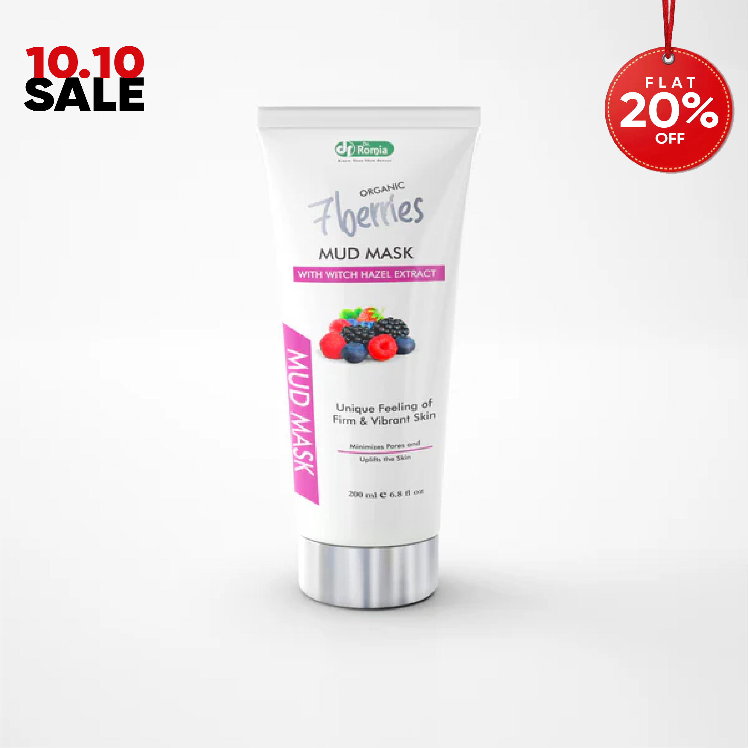 Face Mask For Skin Whitening – Organic 7 Berries Mud Mask