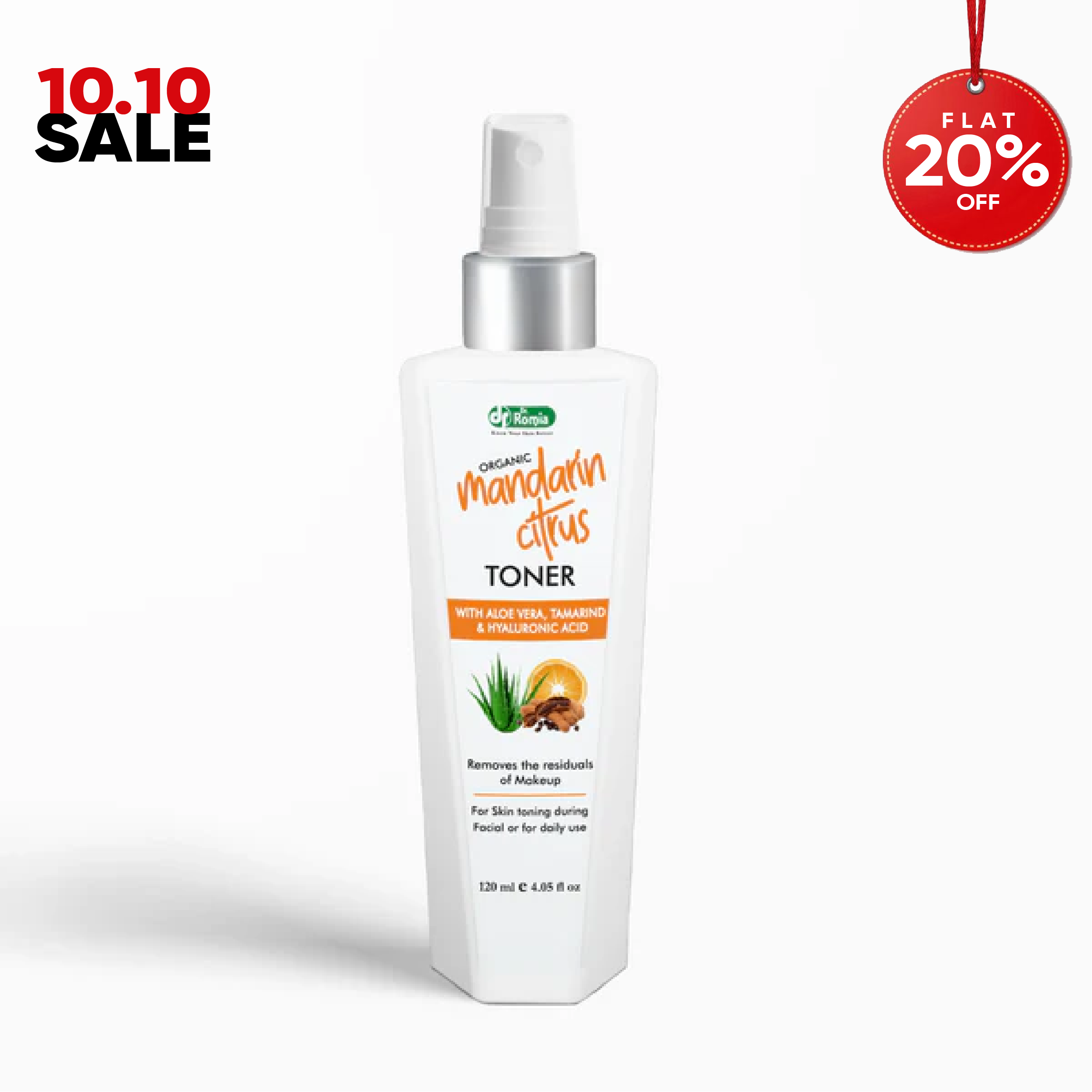 Treatment For Open Pores – Organic Mandarin Citrus Toner