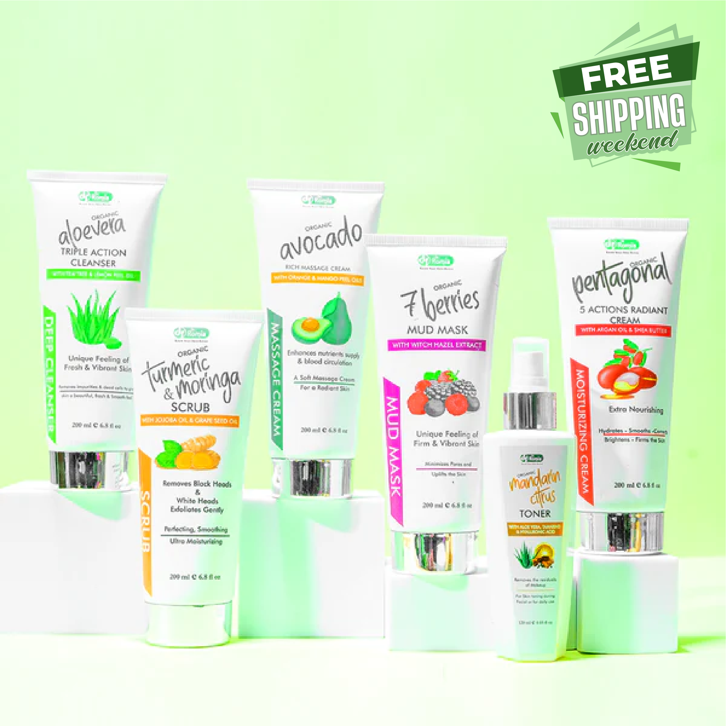 organic whitening facial kit