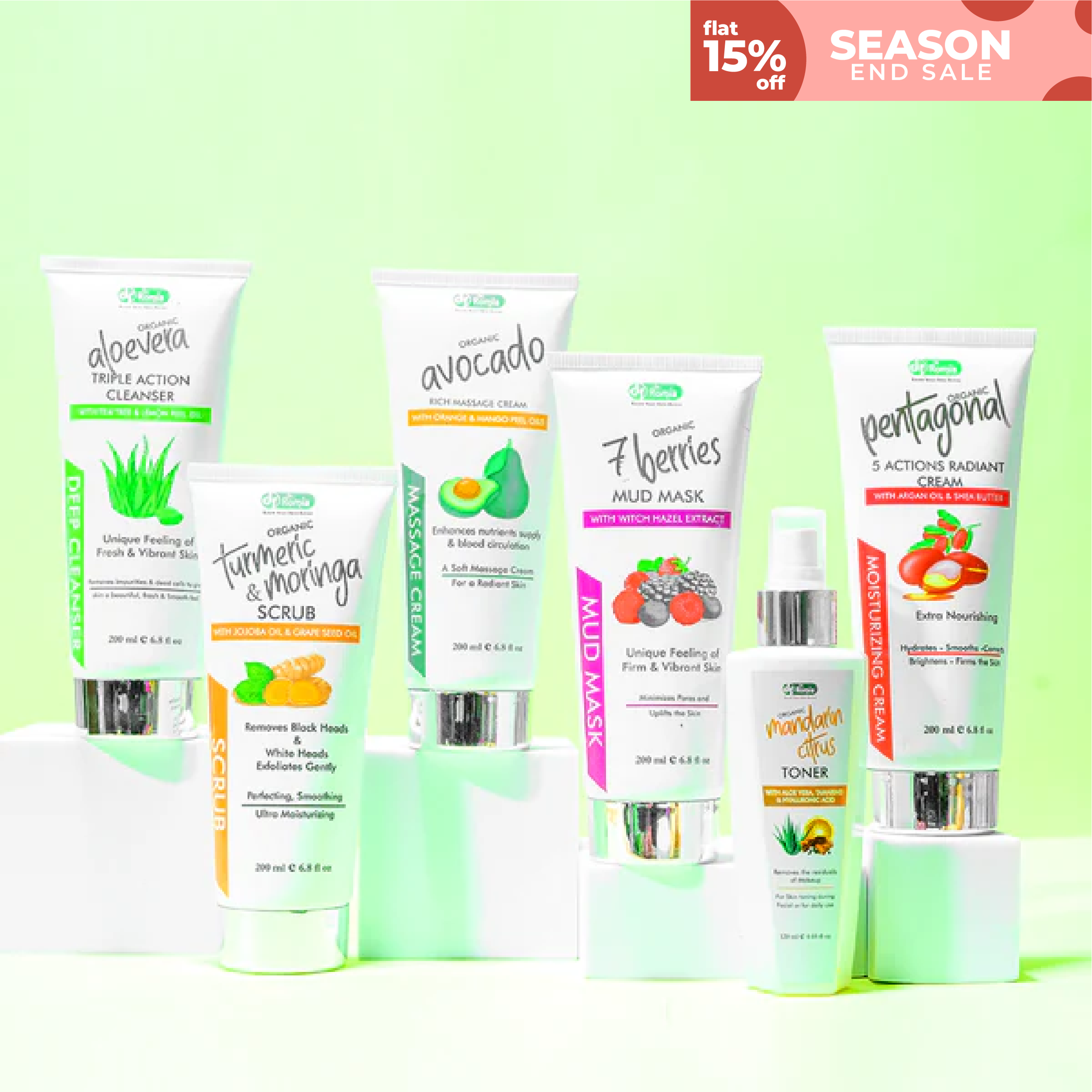 organic whitening facial kit